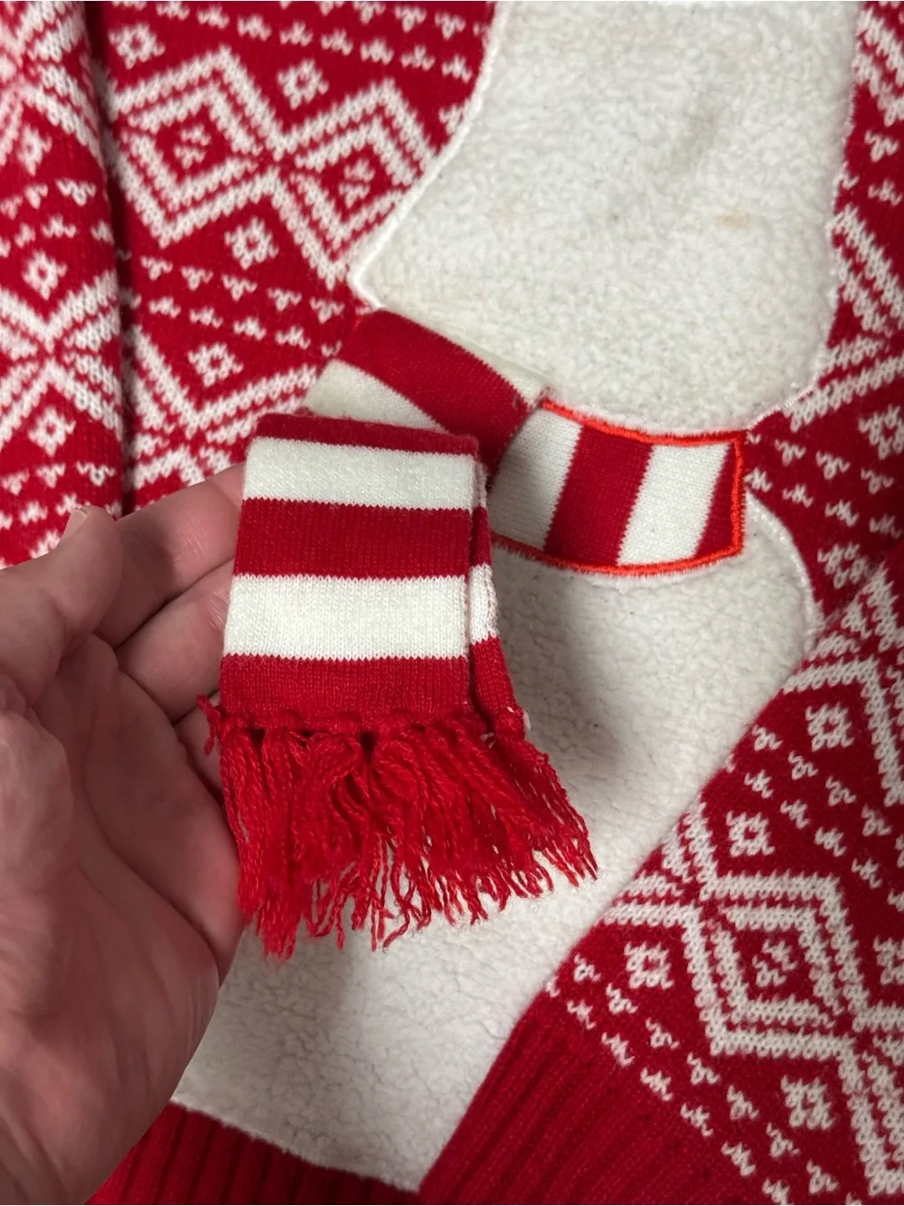 Men’s Blizzard Bay Red & White Llama Christmas Sweater